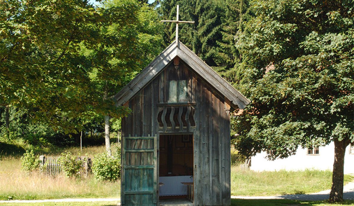 Die Holzkapelle aus Schwolgau
