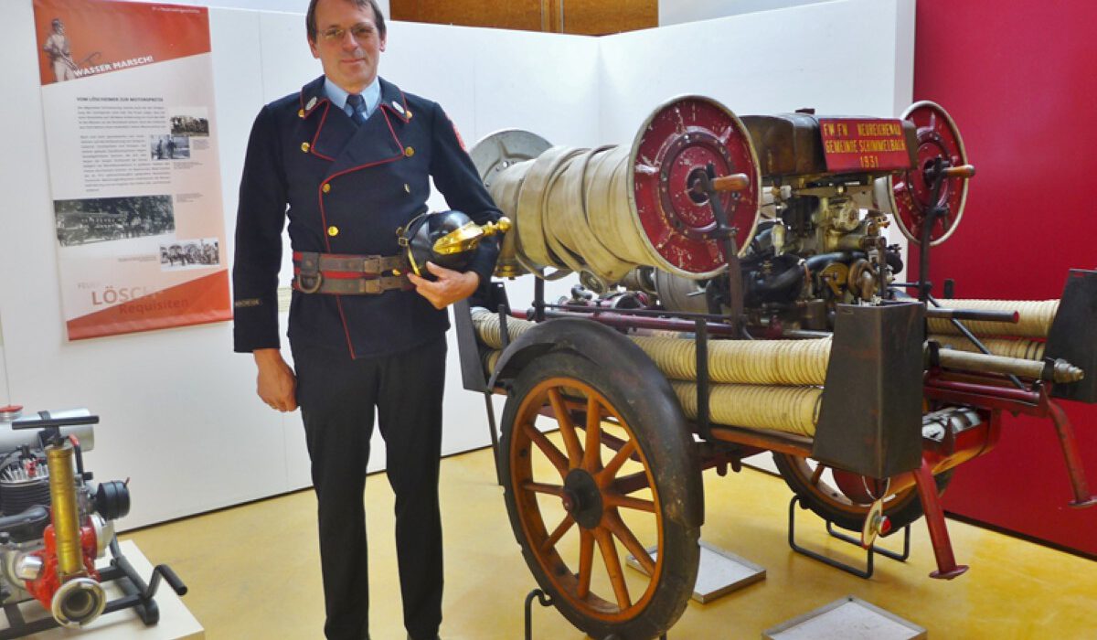 Martinshorn und Florianifeier