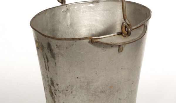 Inv.-Nr. M 2004/127, Melkeimer Stahlblech verzinnt