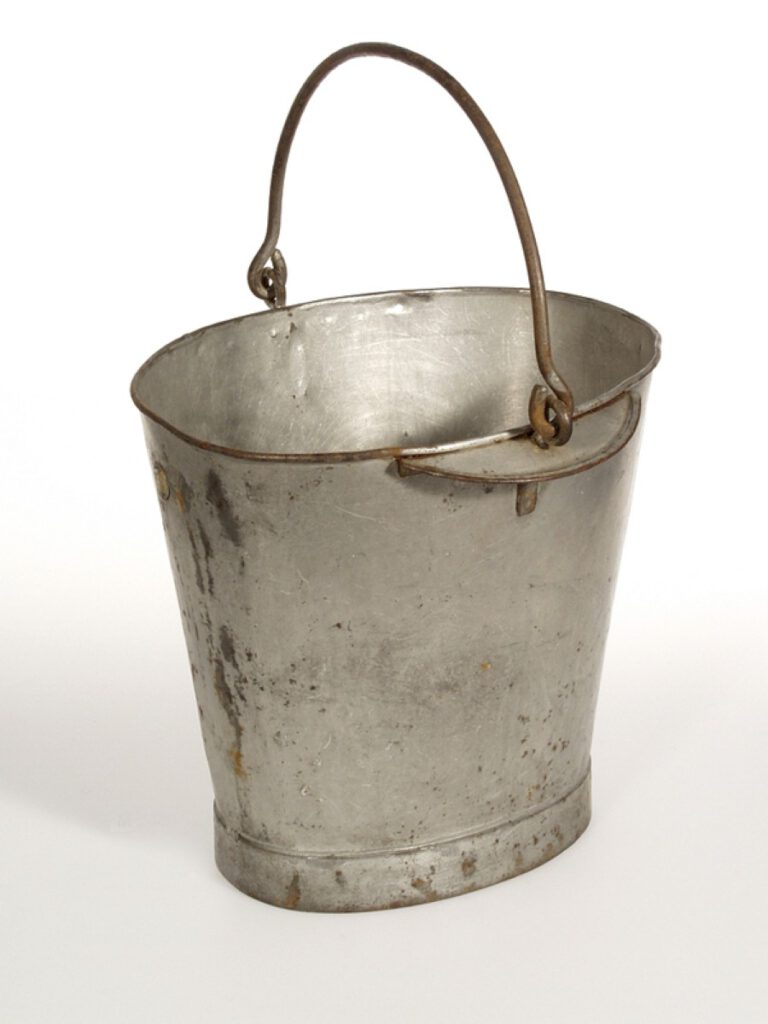 Inv.-Nr. M 2004/127, Melkeimer Stahlblech verzinnt